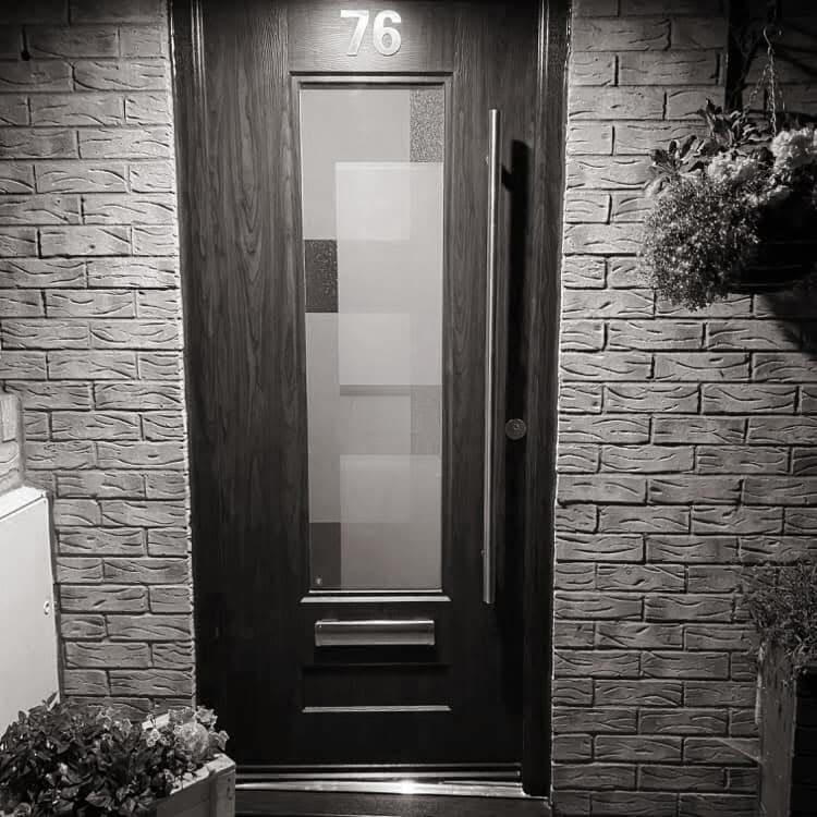 Classic Grey Front Door